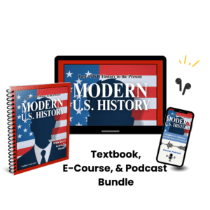 Modern US History High School Course TEXTBOOK & ECOURSE Bundle